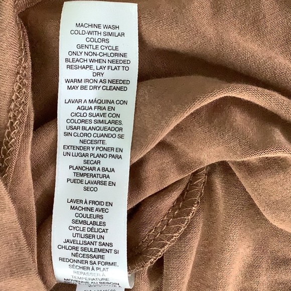 Chico’s brown criss-cross shoulder, keyhole front detail - size 2 (L) - Picture 11 of 12